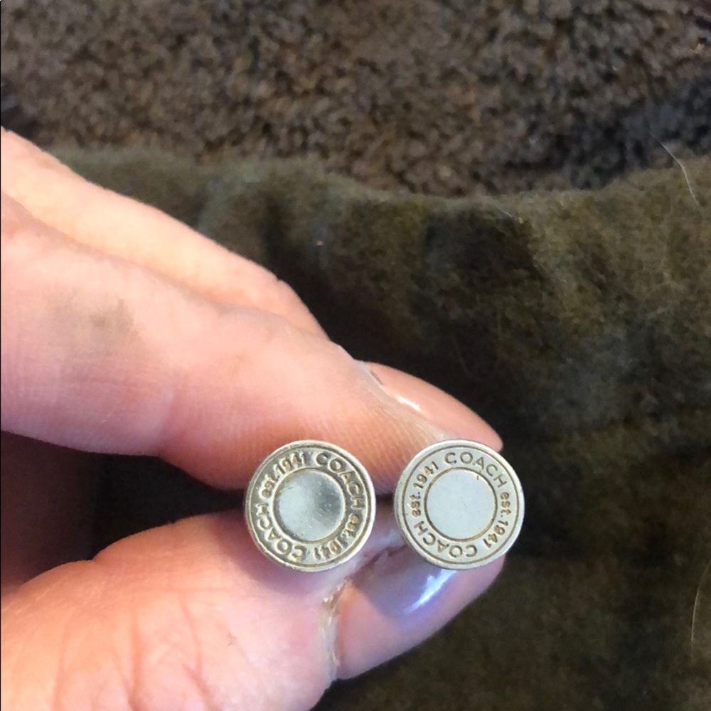 Coach Button Studs